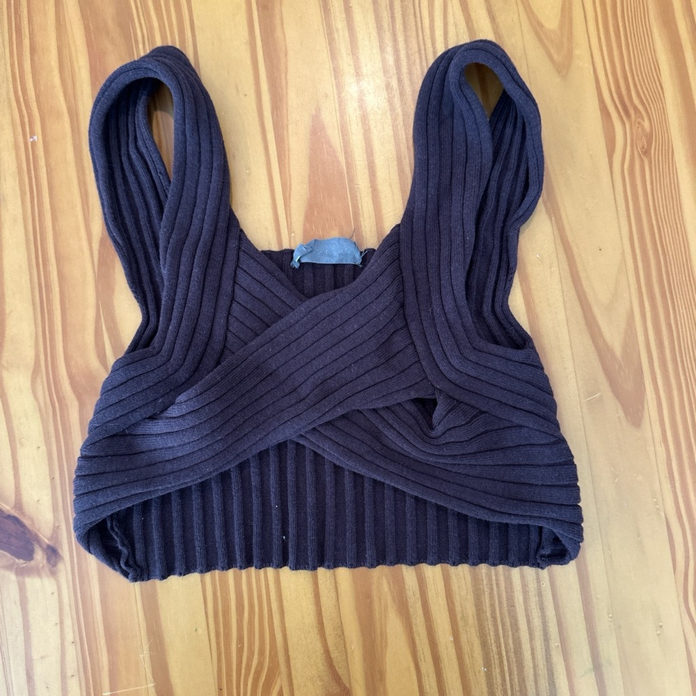 Brown tank top from Urban Outfitters